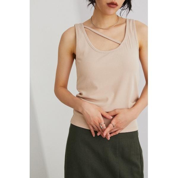 「STYLEMIXER」 ノースリーブトップス MEDIUM アイボリー レディース