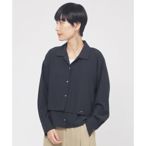 「EVEX by KRIZIA」 長袖シャツ 40 ダークネイビー レディース