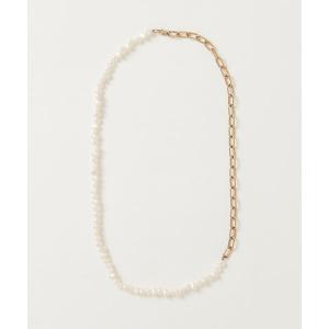 「COCOSHNIK」 ネックレス 50 ホワイト レディース