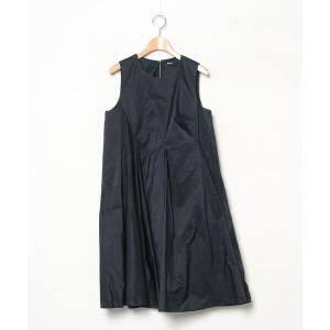 「JIL SANDER NAVY」 ノースリーブワンピース 40 ネイビー レディース