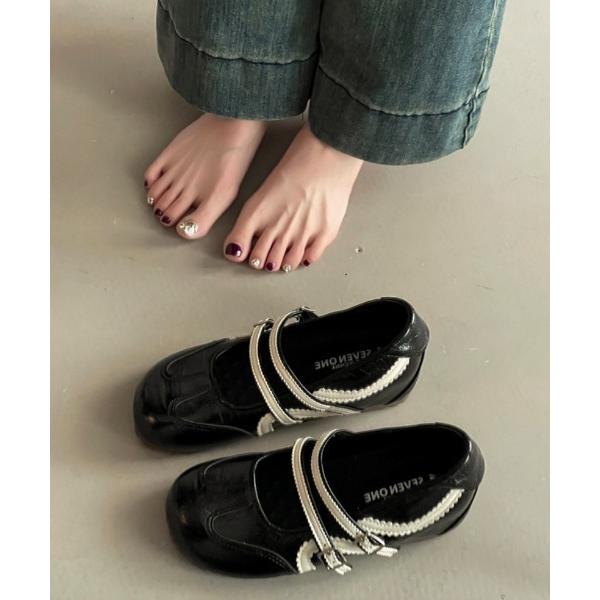 シューズ ダブルストラップクラシカルシューズ レディース