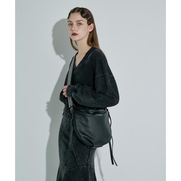 ショルダーバッグ バッグ スタッズベルトレザーバック レディース