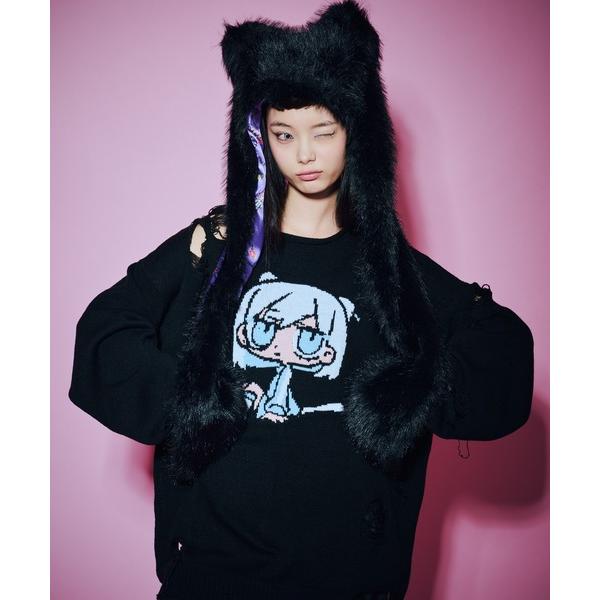 マフラー ストール TERAキャットファーマフラー レディース