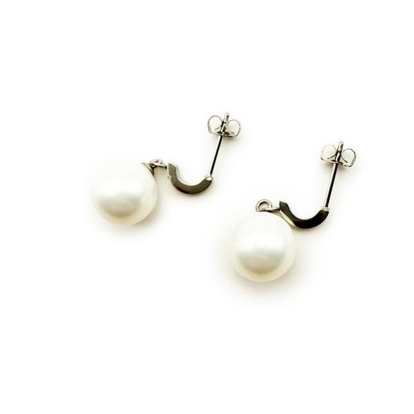 ピアス KISHOKACHI 希少価値 パールドロップハーフループキャッチステンレスピアス レディー...