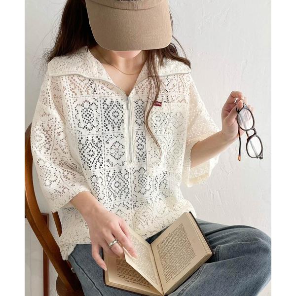 「Java」 半袖シャツ MEDIUM アイボリー レディース