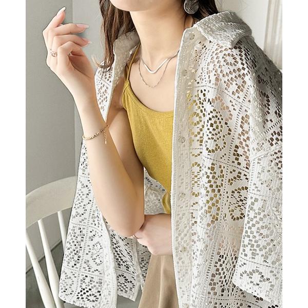 「Java」 半袖シャツ X-LARGE オフホワイト レディース