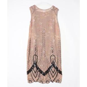 「asos」 ノースリーブワンピース 38 ブラウン レディース