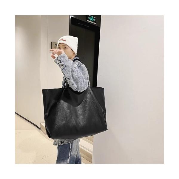 トートバッグ 大容量　シンプルトートバッグ　ショルダーバッグ レディース
