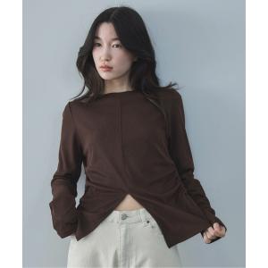 tシャツ センタースリットシアーロンTee レディース