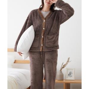 パジャマ ルームウェア UCHI-COLLE/ウチコレ　あったかルームウェア　フリース厚手上下 〜こだわり設計でゆったりリラックス〜 レディース