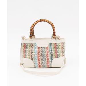 「SMIR NASLI」 2WAYバッグ 9 ホワイト レディース