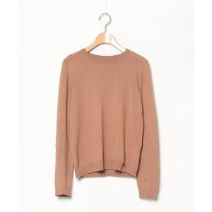 「JIL SANDER NAVY」 長袖ニット S ブラウン レディース