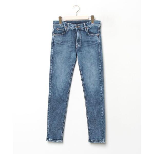 「Lee」 加工スキニーデニムパンツ X-SMALL ブルー レディース