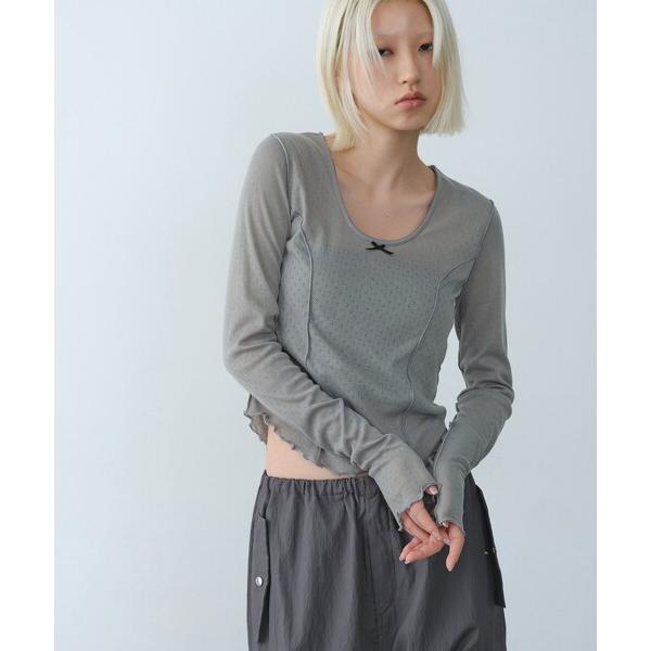 tシャツ whisper jersey top レディース