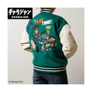 スタジャン 「 DisneyPixar 」 トイ・ストーリー イッツプレイタイム バーシティジャケット  (Ｌ/3L) レディース メンズ