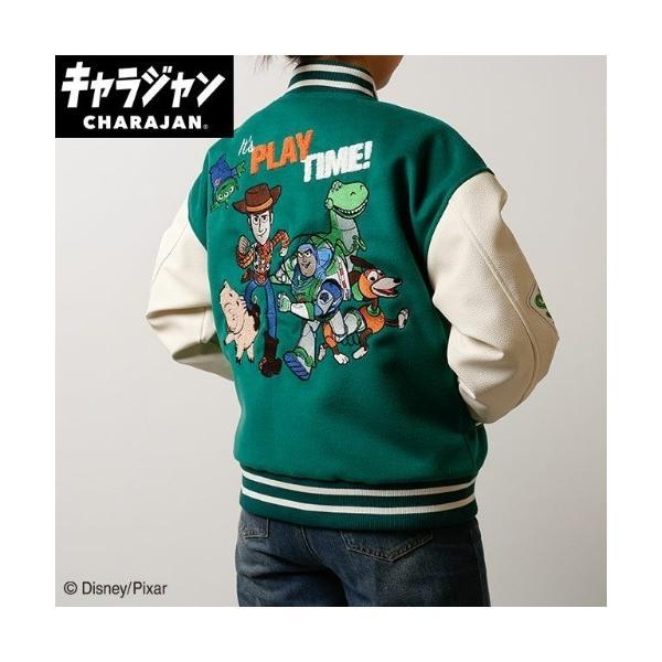 スタジャン 「 DisneyPixar 」 トイ・ストーリー イッツプレイタイム バーシティジャケッ...