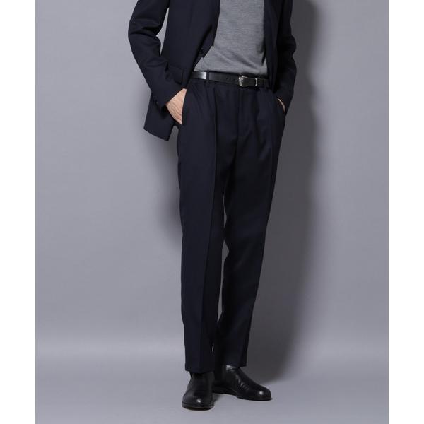 スラックス 「N TROUSERS PREMIUM」RENU(R)ウール混洗えるサキソニーパンツ(セ...