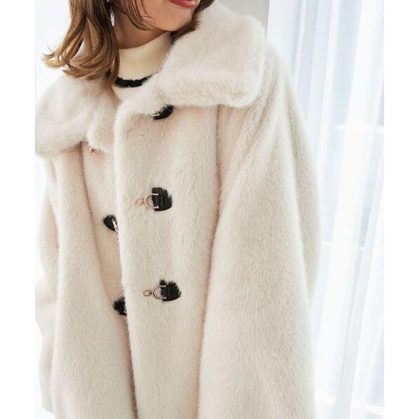 ブルゾン アウター ビットデザインファーブルゾン レディース