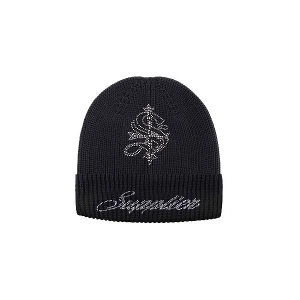 ニット帽 ニットキャップ ビーニー｜CROSS RHINESTONE BALACLAVA BEANI...