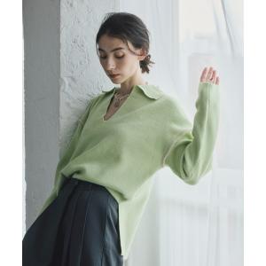 ニット セーター 配色リンキングスキッパーニット レディース｜ZOZOTOWN Yahoo!店