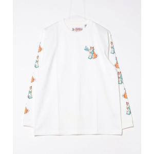 tシャツ go slow caravan/ゴースローキャラバン　超ヘビーUSA/C 柴犬と晩酌 ロングスリーブＴ メンズ レディース