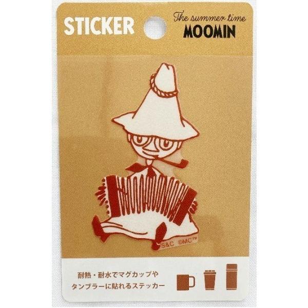 ステッカー ムーミン MOOMIN 耐熱耐水ステッカー スナフキン S＆C