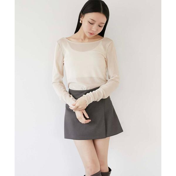 tシャツ 「Luan」SHEER VELOUR BODY SUIT/シアーベロアボディースーツ レデ...
