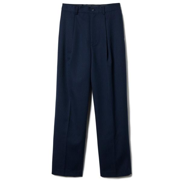 スラックス パンツ back pleated trousers レディース
