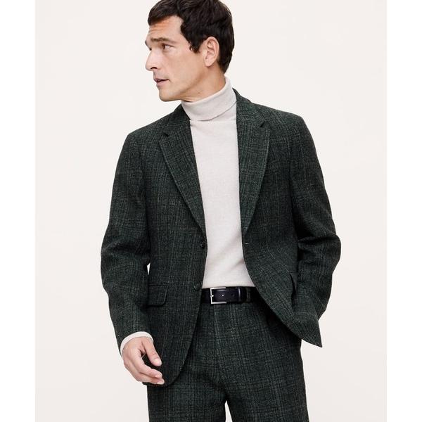 ジャケット テーラードジャケット イタリアン ウール ツイード スーツジャケット メンズ