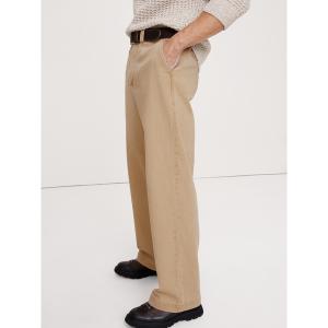 チノパン ルーズ ブラッシュド イタリアン チノパンツ メンズ