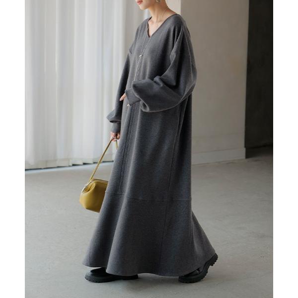 ワンピース 「 着る毛布級 」裏シャギーワンピース