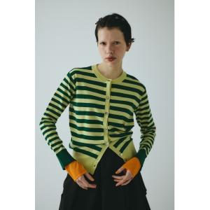 カーディガン Border knit cardigan　　ボーダーニットカーディガン レディース