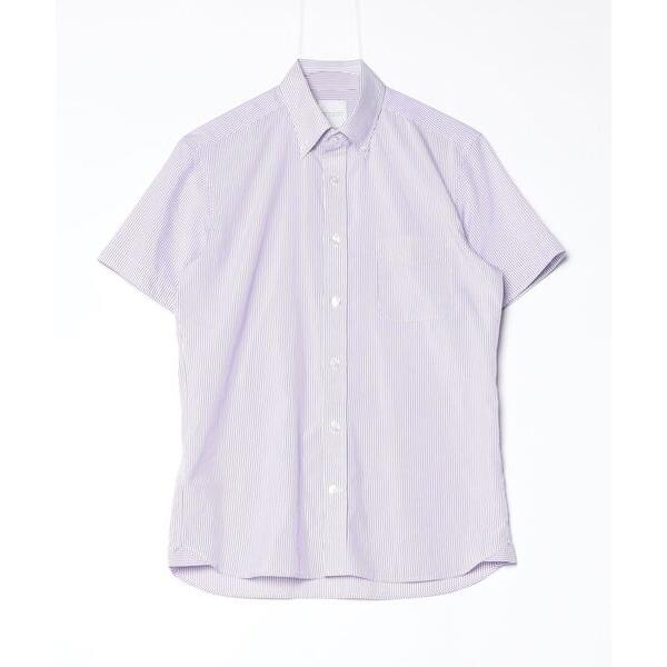 「MACKINTOSH PHILOSOPHY」 半袖シャツ 38 パープル メンズ