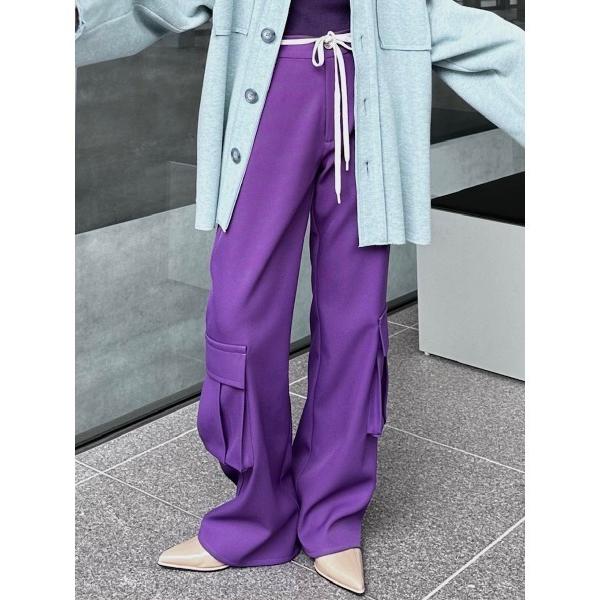 カーゴパンツ LOW WAIST CARGO PANTS レディース