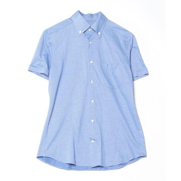 「SHIPS」 半袖シャツ SMALL ブルー メンズ