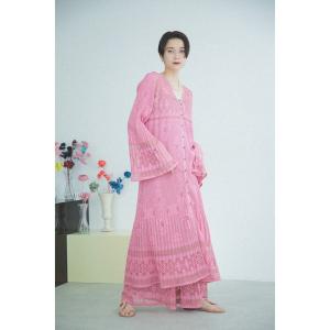「mag.by c」 長袖ワンピース ONE SIZE ピンク レディース