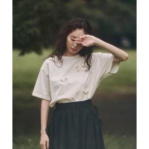 「moi tytto」 半袖Tシャツ FREE ナチュラル レディース