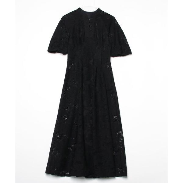 「LILY BROWN」 半袖ワンピース FREE ブラック レディース