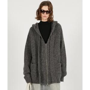 カーディガン フーデッドジップカーディガン / Hooded Zip Cardigan レディース