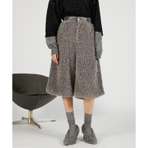 パンツ ファーコンビハーフパンツ / Fur Combination Half Pants レディース