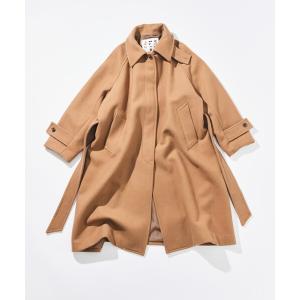 ステンカラーコート コート NAUTICA/ノーティカ ロング丈 ベルテッド ウールステンカラーコート レディース｜ZOZOTOWN Yahoo!店