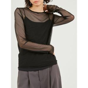 tシャツ シアーカットソー×キャミＳＥＴ レディース