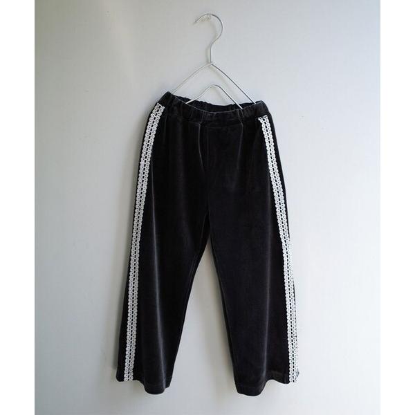 パンツ 「aBity select./アビティセレクト」レースラインベロアロングパンツ キッズ 子供...