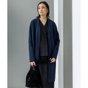 カーディガン ミルドウール ロングカーディガン レディース