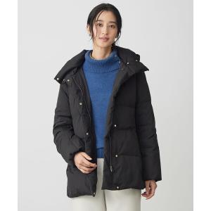 ダウンコート ダウンジャケット 「洗える・2way」タフタダウン ミドル丈 コート レディース