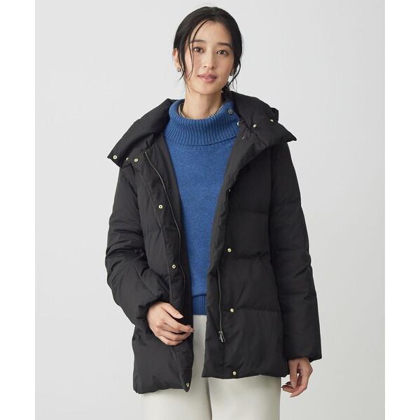 ダウンコート ダウンジャケット 「洗える・2way」タフタダウン ミドル丈 コート レディース