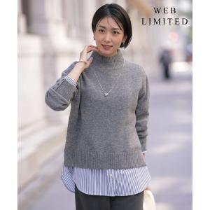 ニット セーター 「WEB限定」YAK BLEND ハイネック ニット レディース