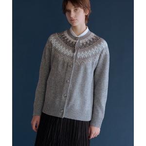 カーディガン FAIR ISLE ニット カーディガン レディース