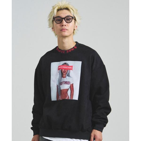 トレーナー スウェット GA SUEDE PHOTO CREW メンズ レディース