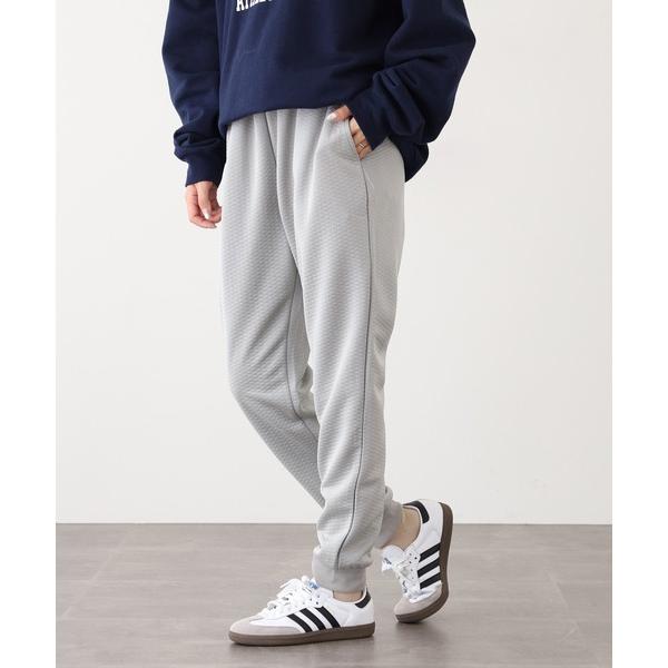 スウェットパンツ ジャージ ダイヤ柄 キルティング 無地 アンクルパンツ メンズ レディース